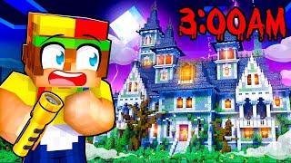We Explored a HAUNTED Abandoned Mansion In Minecraft!