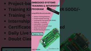 Embedded System Training &amp; Internship Program | 8051 Microcontroller Embedded Internship