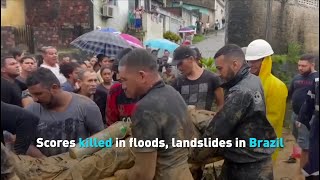Torrential rains in Brazil kills scores of people, leaves thousands displaced