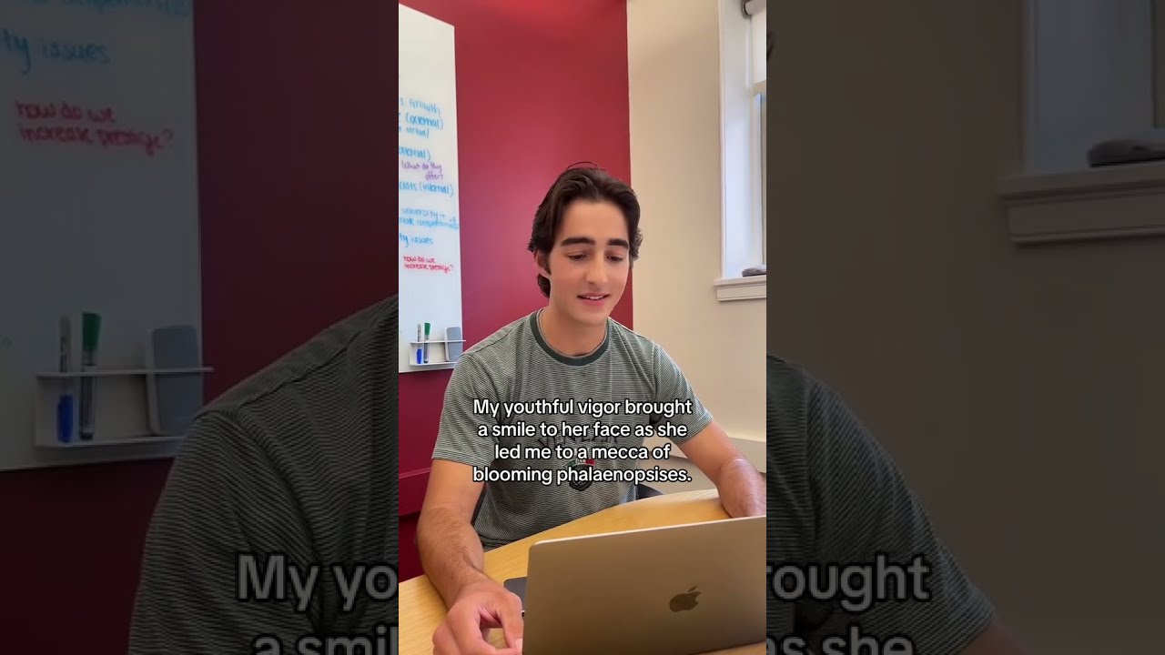 A Harvard Student Reads His Common App Essay 