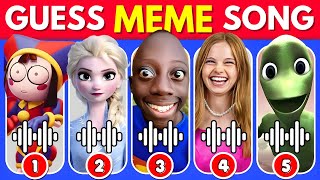 GUESS MEME & WHO'S SINGING🎤🎵🔥 Lay Lay, King Ferran, Salish Matter, Elsa, MrBeast, Panda, Chipi Chapa