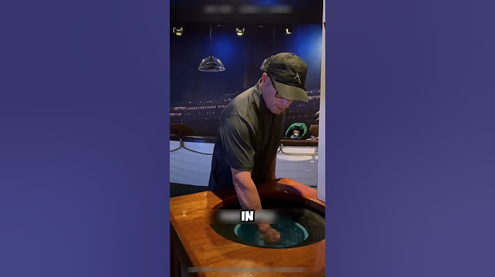Recreation of the frozen water of the Titanic