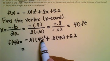 Polynomial Functions: Word Problem (part 1)