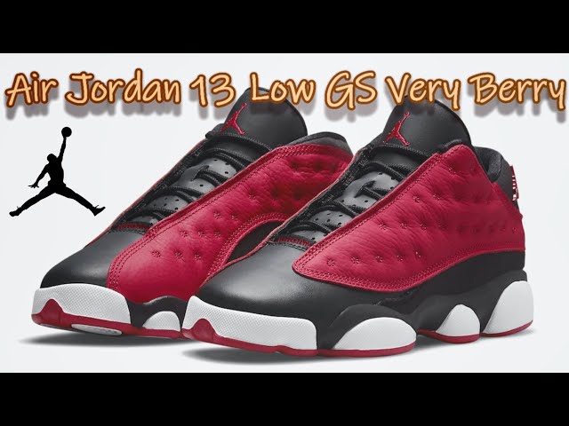 Air Jordan 13 Low GS Very Berry - DETAILED LOOK! 