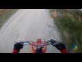 KC 70cc Pit Bike at sand pit