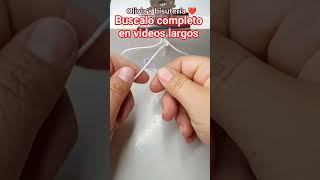 pulsera de moño #hechoamano #bisuteria #macrame #manillasdehilo #tutorial #pulserademoñodehilo