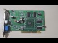 Placa de video antiga ATI Radeon 9600 Pro AGP 8x