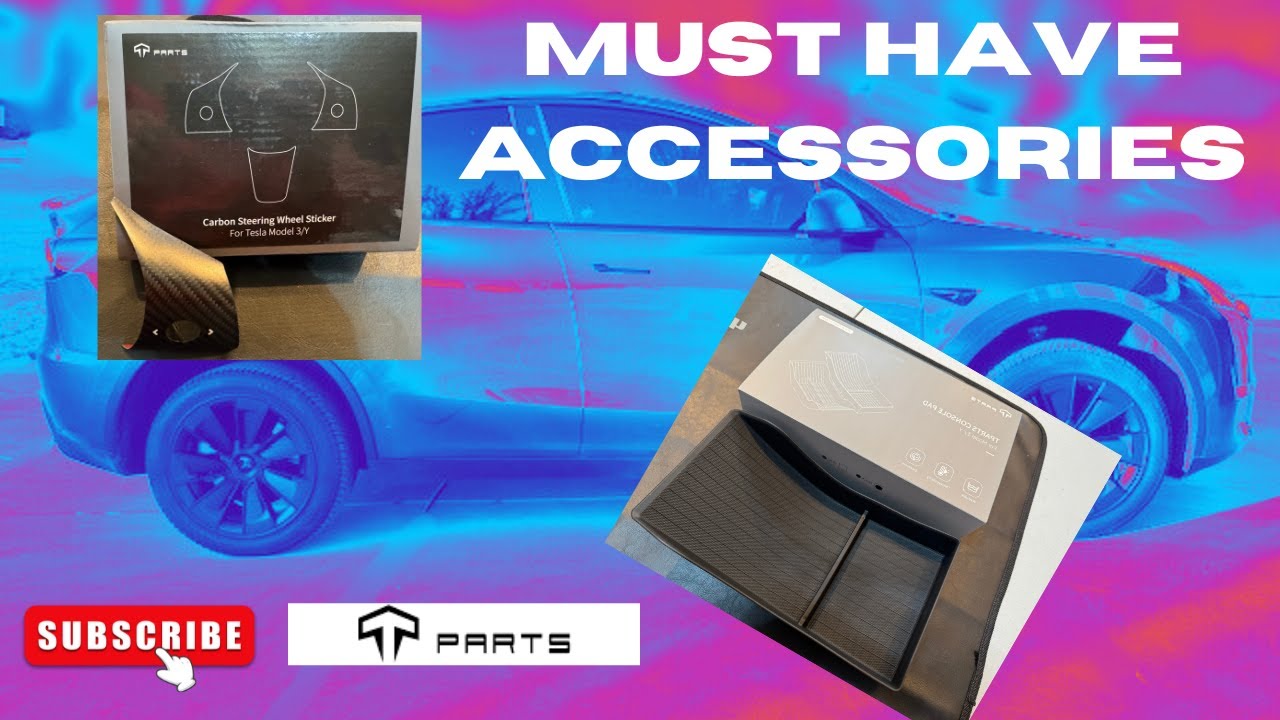 Tparts Console/Armrest  Bottom Pad for Tesla Model 3/Y - Unboxing and installing - review