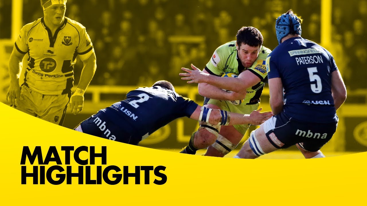 Sale Sharks vs Northampton Saints - Aviva Premiership Rugby 2013/14