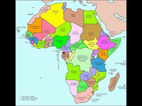 Canción de los países y capitales de África