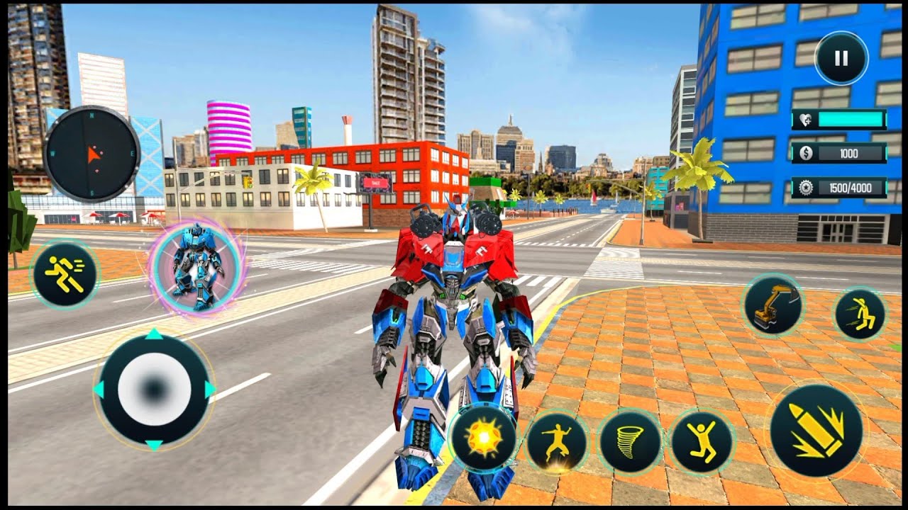 Mech Robot Transforming Game - Android Gameplay