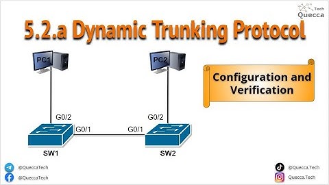 5.2.a. Dynamic Trunking Protocol (DTP) Configuration and Verification