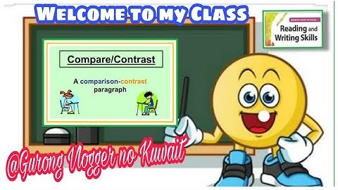 Comparison and Contrast as a Mode of Paragraph Development