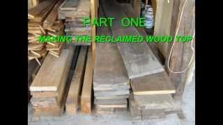 Reclaimed Wood Extension Table (part 1/3)