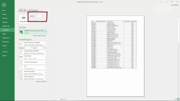 MS Office 365 - Excel: Afdrukken - Snel afdrukken