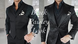 Black Paisley Jacket For Your Next Formal Event | #shorts