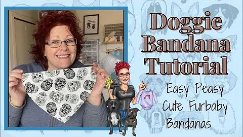 Make Adorable Doggie Bandanas at Home!