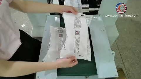 Toast bread flow pillow bag packaging machine toast bag packing line testing video