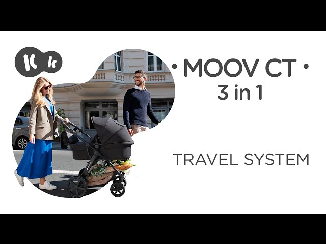 Kinderkraft Moov CT 3-in-1 Travel System - Black
