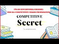 YOUTUBE INTRO VIDEO || Competitive exam