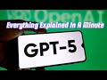 ChatGPT 5 Is Here | Everything Explained In A Minute #chatgpt5 #chatgpt #ai #trending #viral #tech