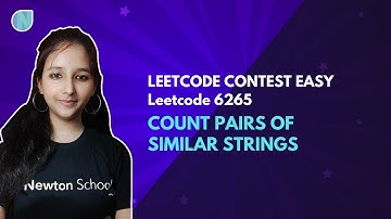 Leetcode 6265 || Count Pairs Of Similar Strings || Leetcode Contest Easy || cpp