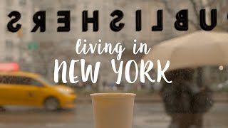 Living in New York / Apartment Tour, Rainy Day, Book Cafe, Korean French Family, Home Cooking Vlog