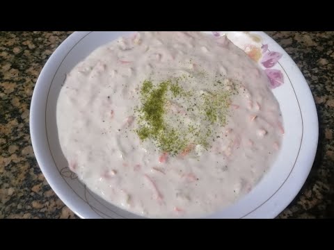 سلطة الزبادي بالطحينه من المطبخ السوداني