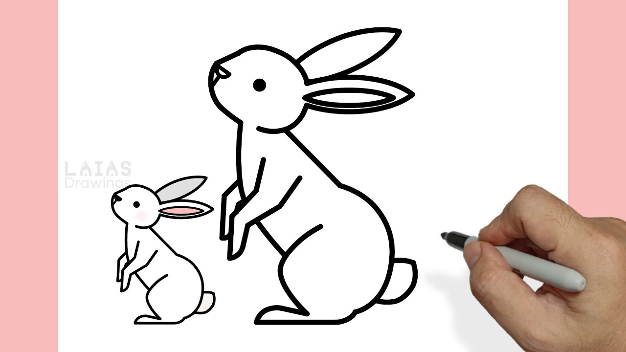 How to Draw a Cute Bunny – Easy Drawing Tutorial for Kids & Beginners ...