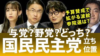 国民民主党は与党？野党？どっちにつくの？政府予算案賛成で拡がる波紋。参院選は台風の目に！？｜第121回 選挙ドットコムちゃんねる #4