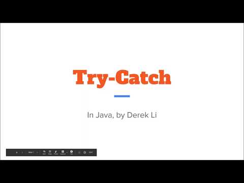 Beginner's Java Tutorial #6: Try-Catch