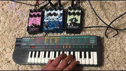 4 dollar casio sa5 processed through EQD avalanche run, afterneath and transmisser reverb