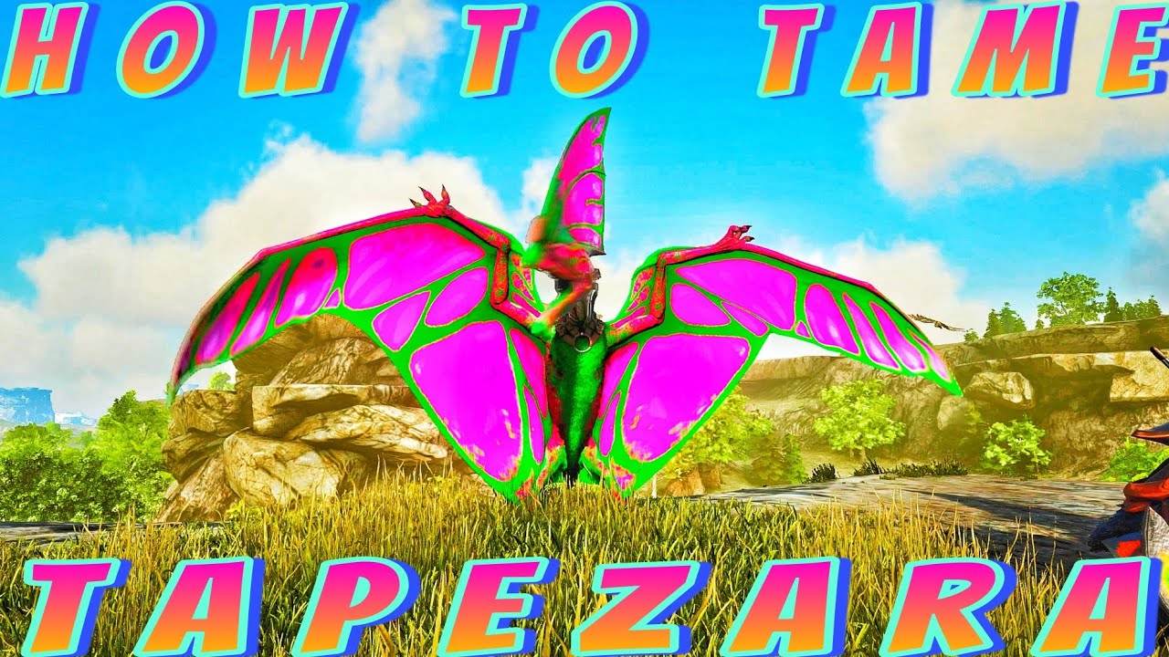 How To Tame Tapezara - Tapezara Taming - Ark Mobile Hindi Tapezara Location