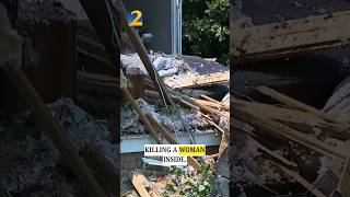 Tree falls on home, killing woman inside