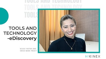 Tools and Technology eDiscovery
