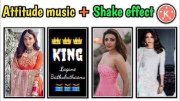 King music Beat sync in kinemaster || Attitude music shake effects