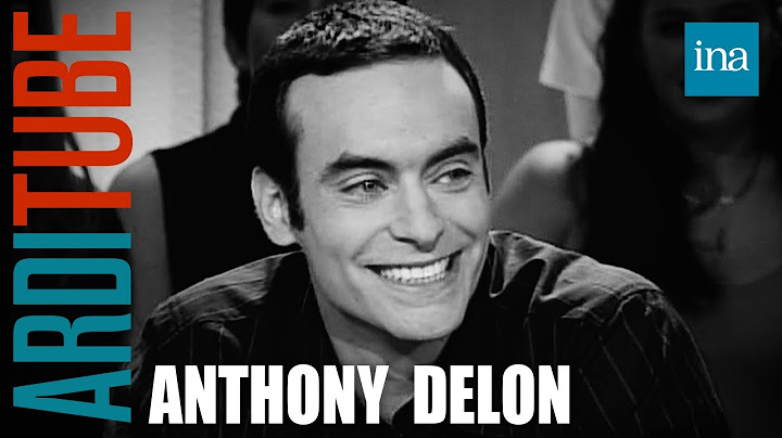 Anthony Delon raconte ses rapports avec Alain Delon chez Thierry Ardisson  | INA Arditube