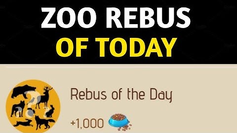 Rebus Of The Day Zoo 13 January | Zoo Rebus Of The Day | Rebus Of The Day Zoo Airdrop