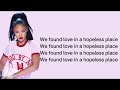Rihanna - We Found Love (Lyrics)