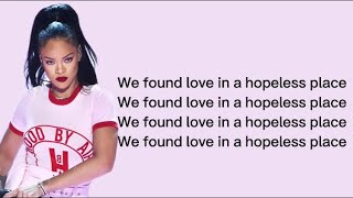 Rihanna - We Found Love (Lyrics) Resimi