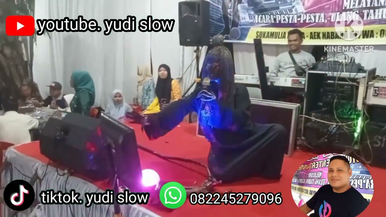 aksi lucu Mak lampir di acara pernikahan. di Aek Nabara labuhan batu.