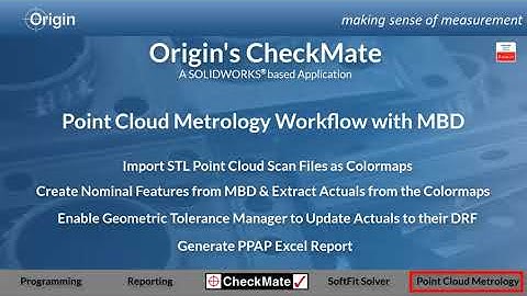 Point Cloud Metrology Workflow with MBD