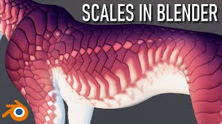 How to Sculpt Scales in Blender | 3D Modeling Tutorial