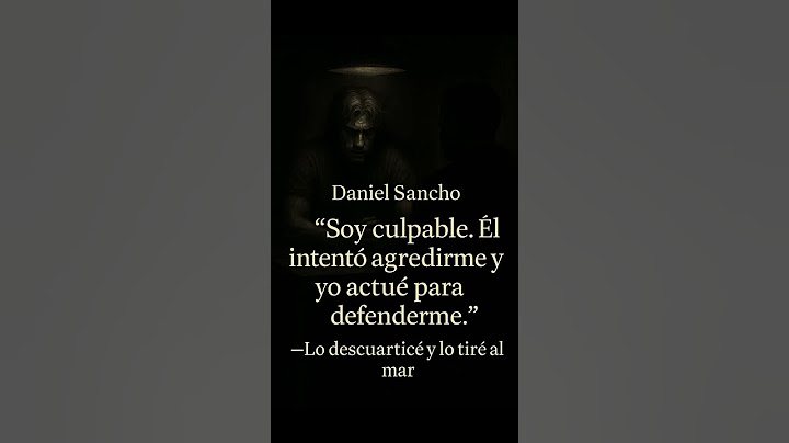 Daniel Sancho lo confesó TODO…
