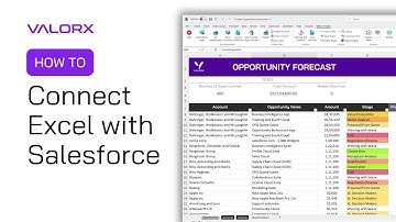 How to Connect Excel with Salesforce | Build CRM Apps Fast with Valorx