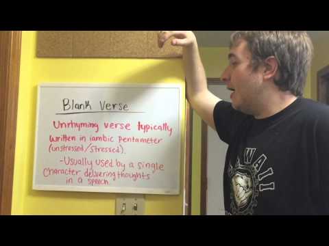AP Literary Terms Part II: Poetry Terms