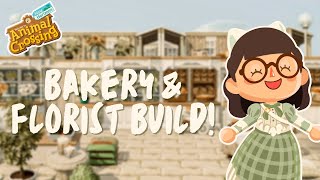 Spring Bakery & Florist Town Speed Build! // Animal Crossing New Horizons
