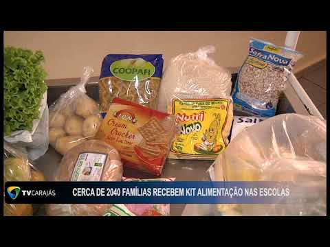 Cerca de 2040 famílias recebem kit alimentação nas escolas de Campo Mourão
