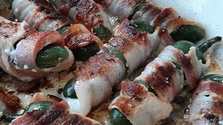 jalapeños con tocino  #recetasfaciles #comidadeliciosa #caseras #cuaresma