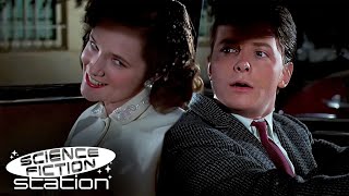 Marty McFly Goes On A Date With His Mom! | Back To The Future | Science Fiction Station